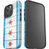 Chicago Flag Light Wood iPhone 16 Pro Impact Case